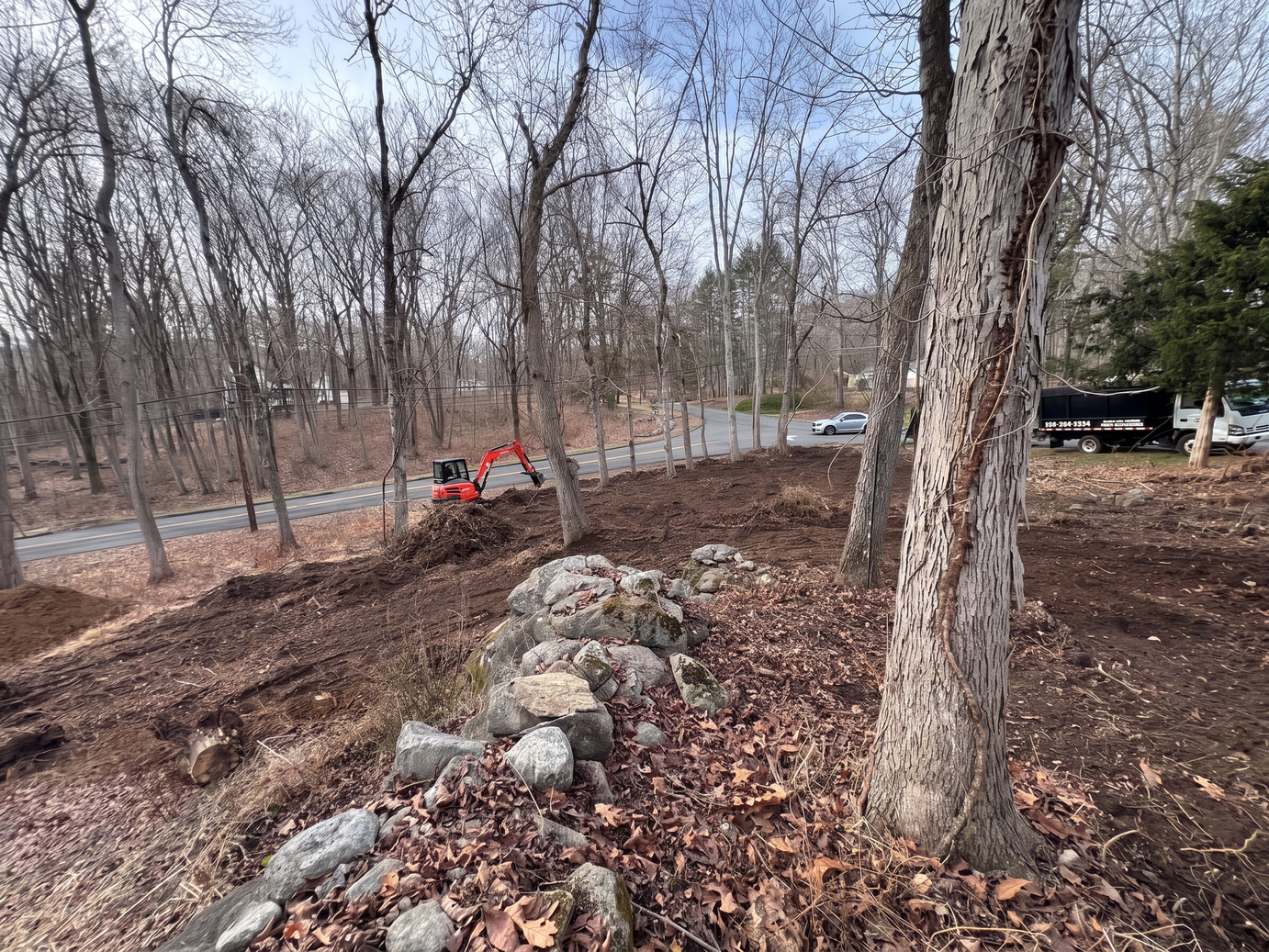 Excavation work for residential properties