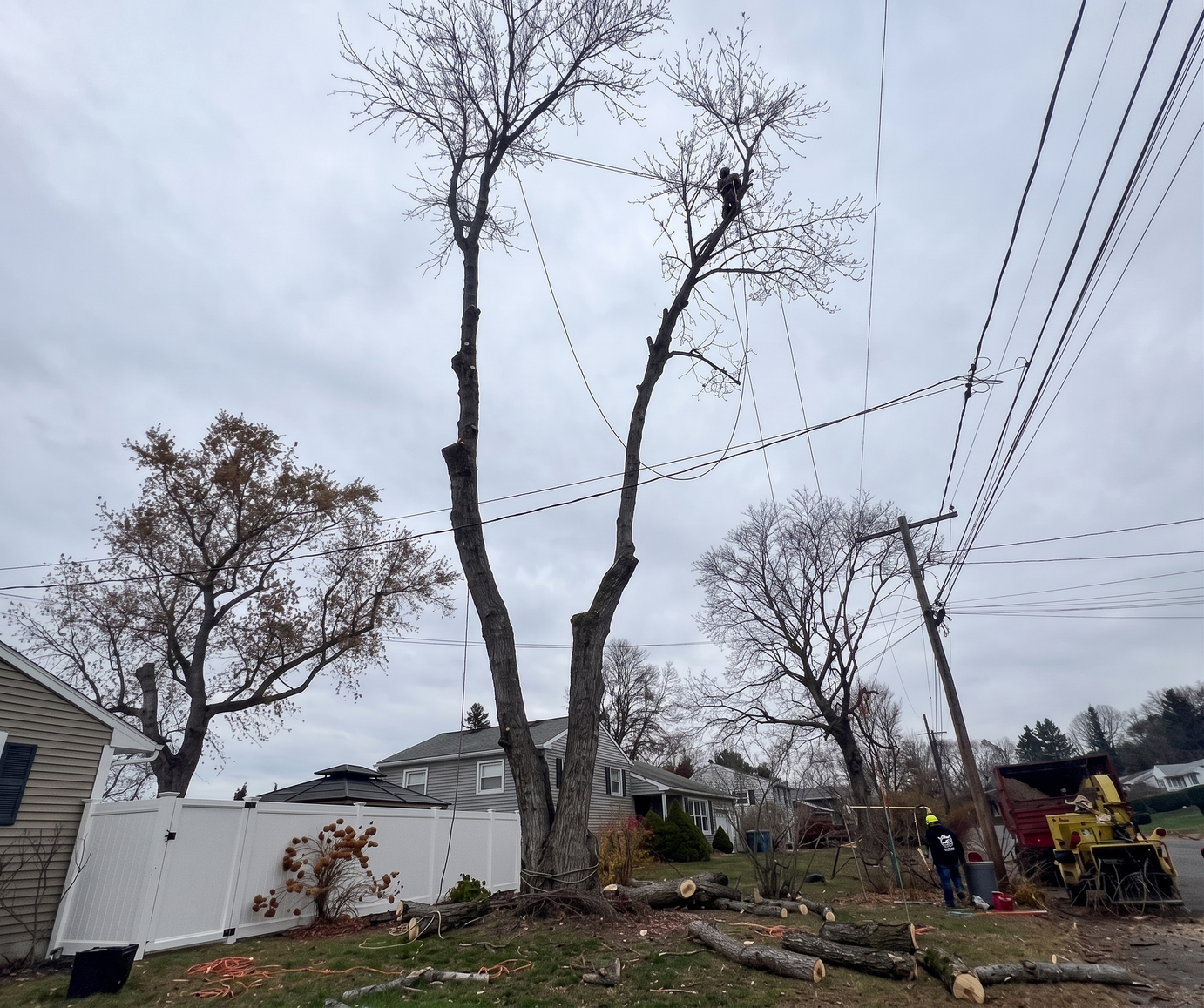 Tree service in CT removal project